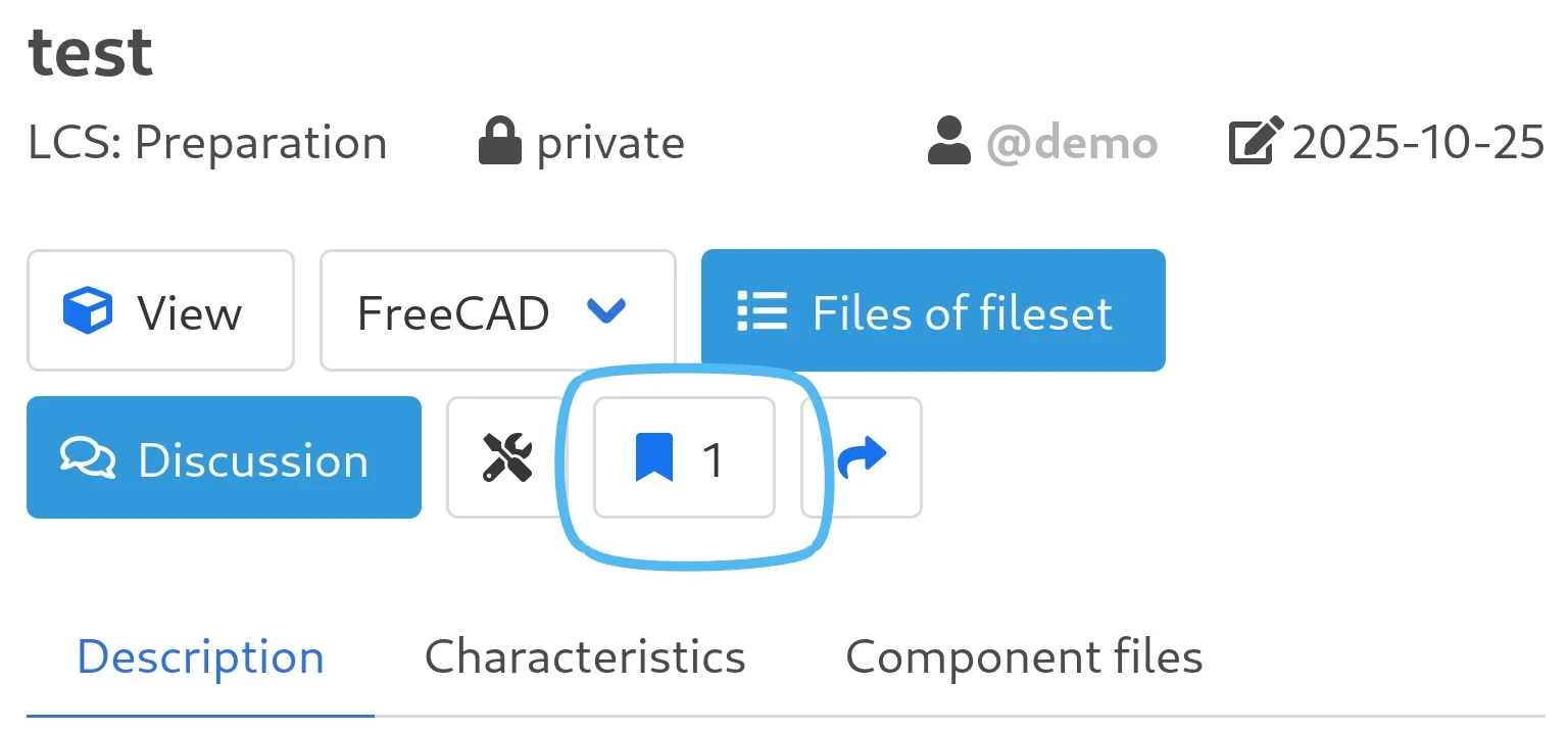 在平台上管理书签